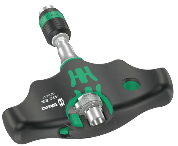 Wera 416 RA T Handle Bitholding Screwdriver-
