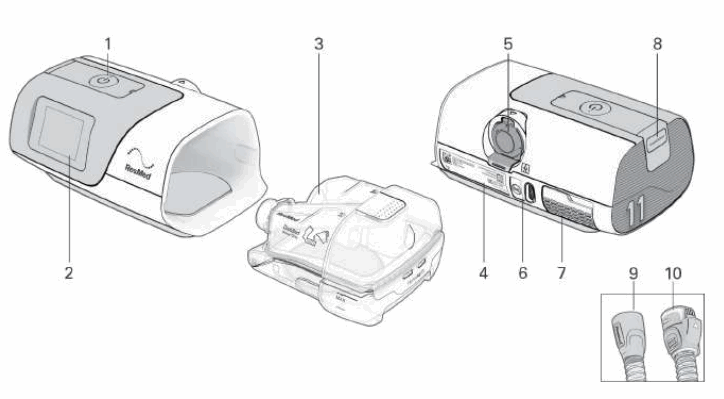 ResMed AirSense11 11 AutoSet CPAP Machine - fig 3