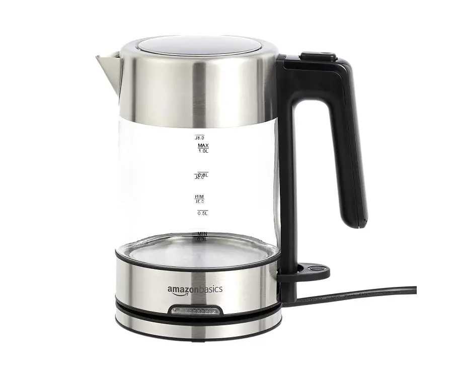 Amazon Basics B082mvgp8t Electric Glass And Steel Kettle - 1.0 L User Manual
