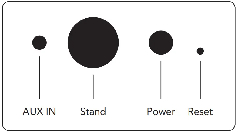 defunc HOME LARGE White Multi Room Wifi Speaker - fig 1