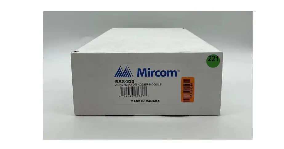Mic Rax-332 Annunciator Adder Module Owner's Manual Mic Rax-332 Annunciator Adder Module Owner's Manual