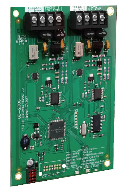 POTTER UD-2000 Digital Alarm Communicator