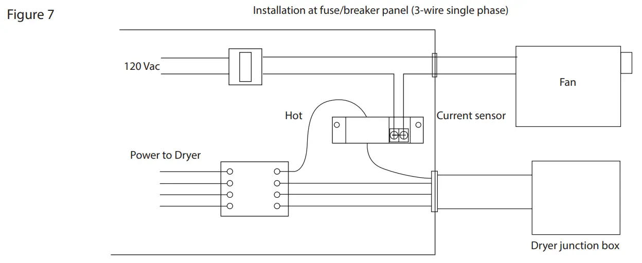 GREYSTONE CS 425 HC Series High Output AC Current Switch with Time Delay-Dryer junction box