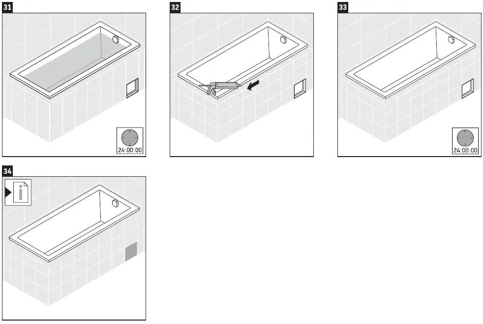 DURAVIT-700095-Tiled-Bathtub-(Niche-Corner-Back-To-Wall)-9
