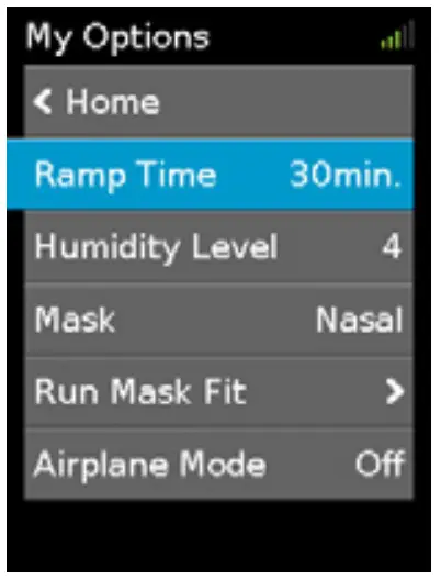 ResMed AirCurve 10 - change