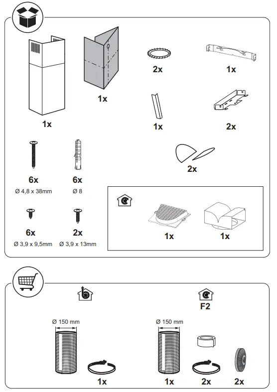 AEG DVE5671HG 60cm Chimney Cooker Hood - fig 3