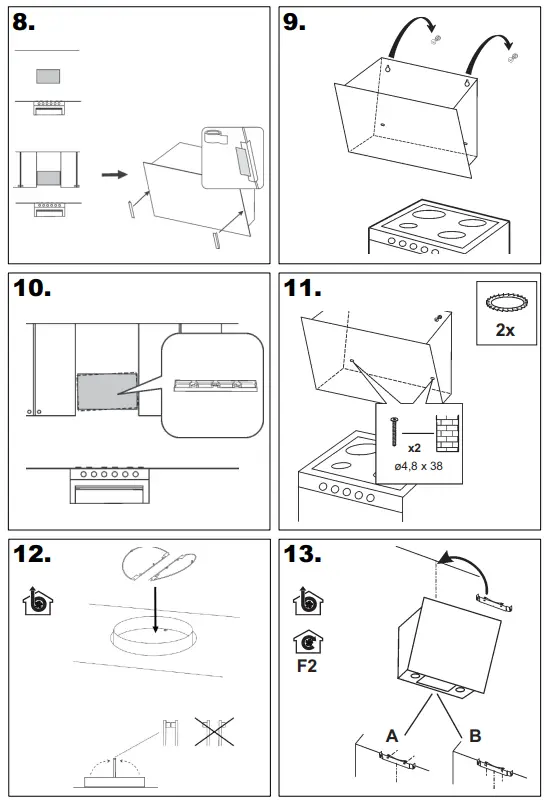 AEG DVE5671HG 60cm Chimney Cooker Hood - fig 6