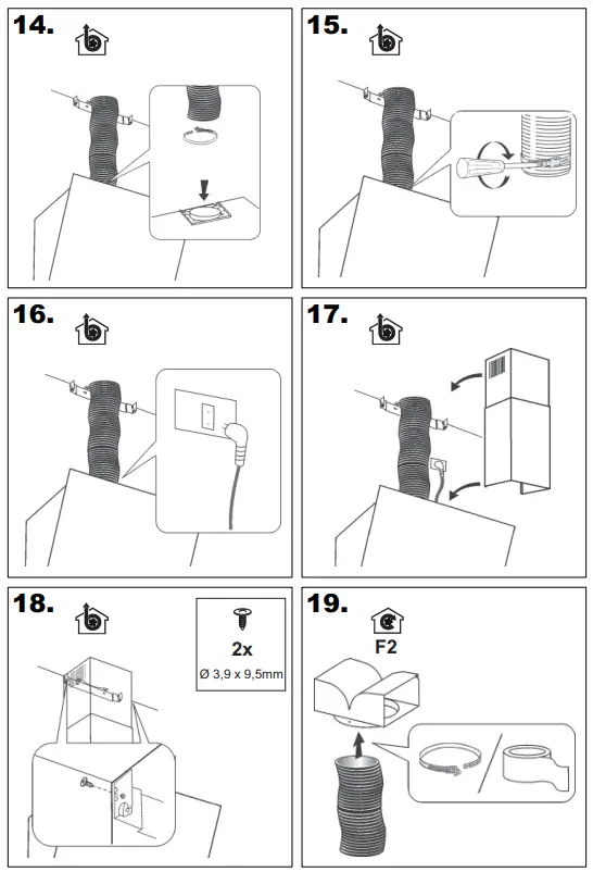 AEG DVE5671HG 60cm Chimney Cooker Hood - fig 9