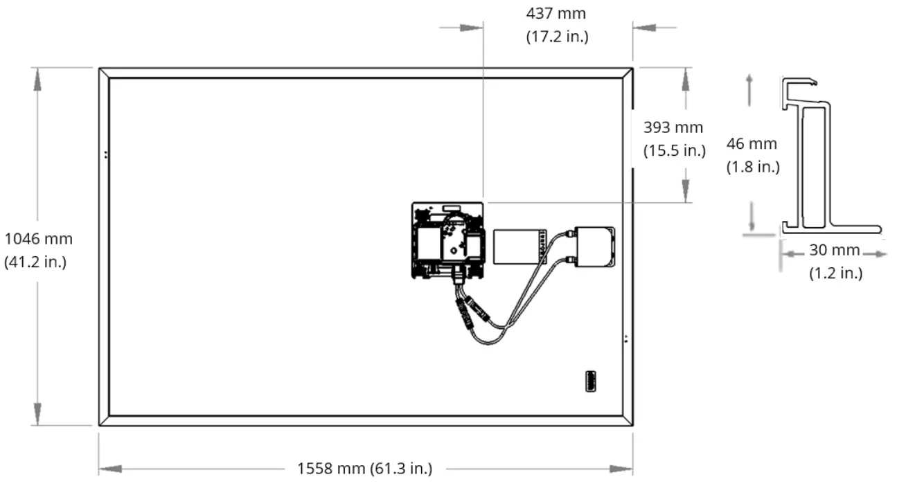 SUNPOWER Type E Flexible 100 watt 12 Volt Solar Panel - Type E1