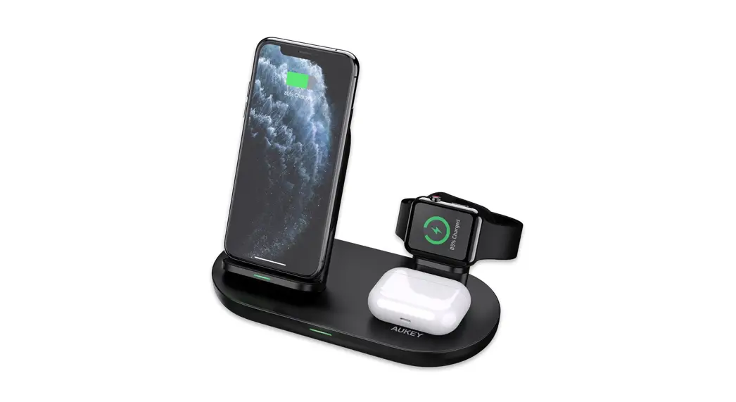 Aukey Lc-a3 3-in-1 Wireless Charging Station User Manual Aukey Lc-a3 3-in-1 Wireless Charging Station User Manual