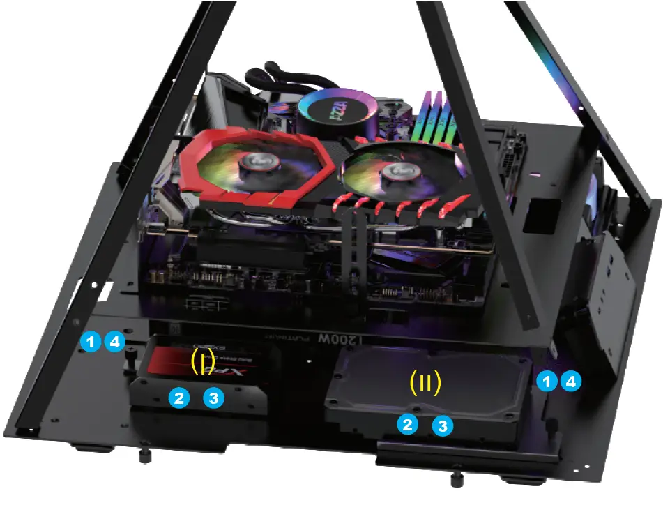 2.5 SSD 3.5 HDD Installation