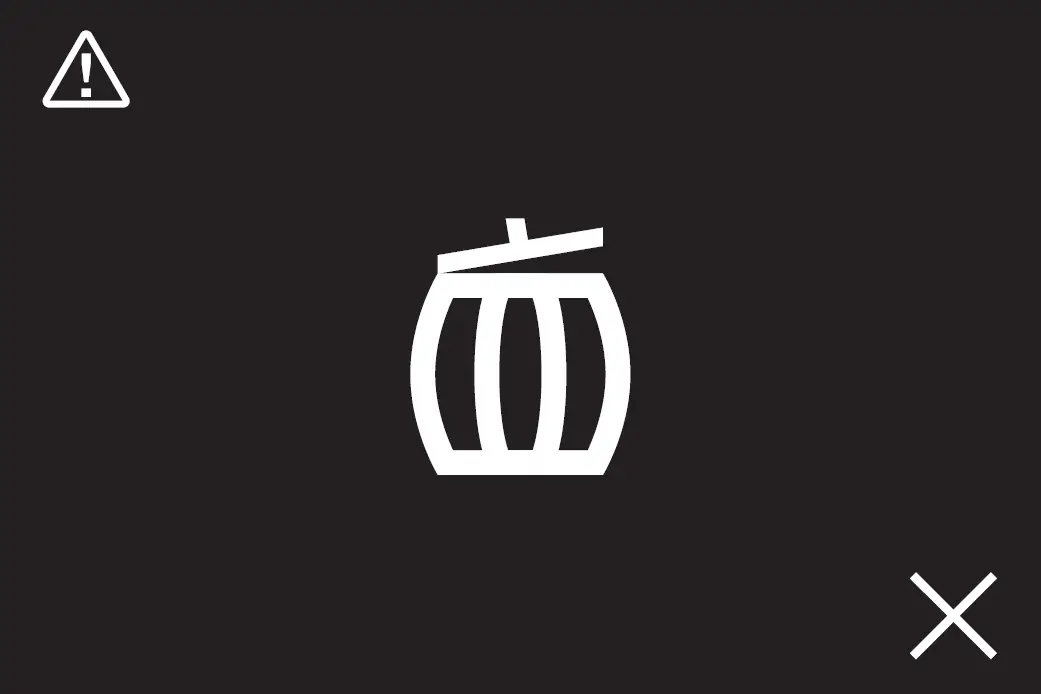 Empty the indoor unit dustbox