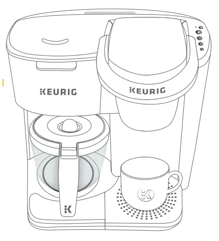 KEURIG 611247382868 K Duo Essentials Coffee Maker - Brewer Exterior