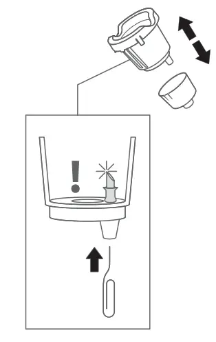 KEURIG 611247382868 K Duo Essentials Coffee Maker - Exit Needle