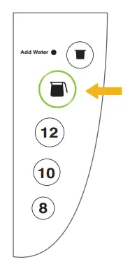 KEURIG 611247382868 K Duo Essentials Coffee Maker - Press the CUPS