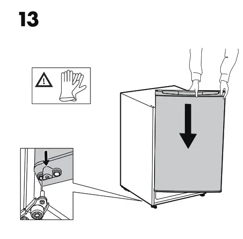 IKEA LAGAN 60 cm Integrated Dishwasher- 13
