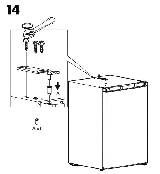 IKEA LAGAN 60 cm Integrated Dishwasher- 14