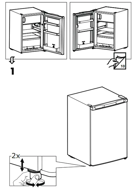 IKEA LAGAN 60 cm Integrated Dishwasher- 3 A