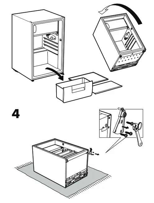 IKEA LAGAN 60 cm Integrated Dishwasher- 4