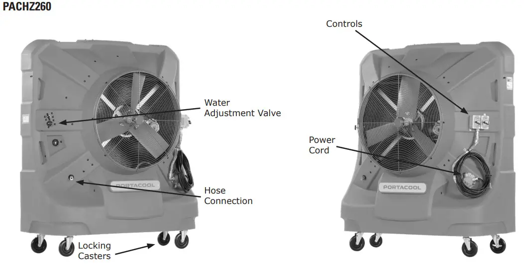 PORTACOOL PACHZ260DAZ Hazardous Location 260 Portable Evaporative Cooler-OVERVIEW