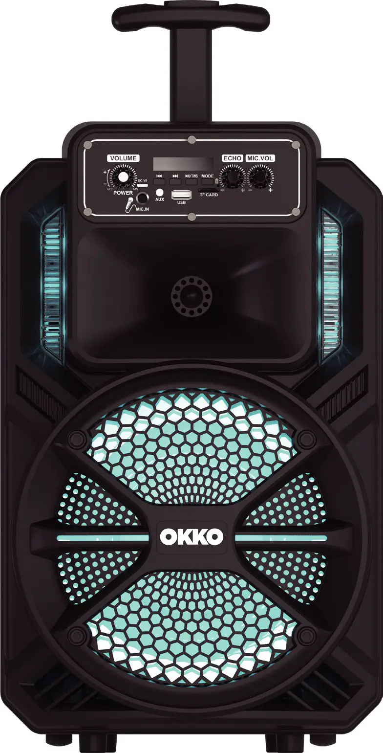 OKKO 8027HD Super Bass LED Speaker - Cover