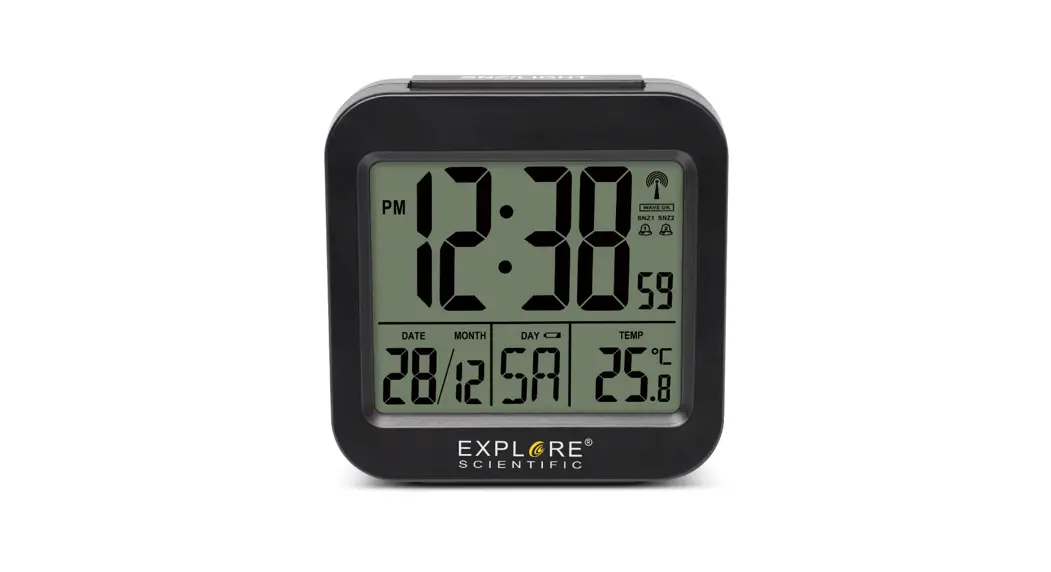Explore Scientific Rdc2002 Mirror Clock With Weather Display Instruction Manual