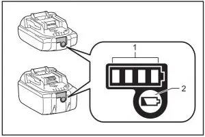 FIG 5 Indicating the remaining battery capacity