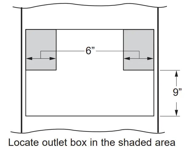 MONOGRAM ZSB913NSS Advantium 30 Inch 120V Built In Wall Oven-ELECTRICAL LOCATION