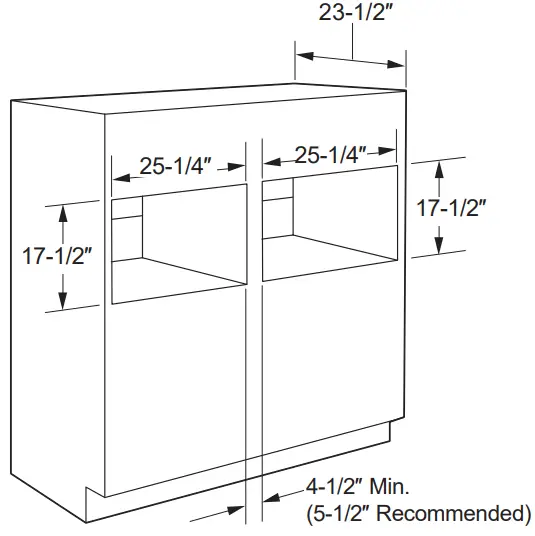 MONOGRAM ZSB913NSS Advantium 30 Inch 120V Built In Wall Oven-Installation beside another