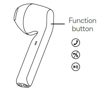 kogan KATWSW9IBKA W9 True Wireless Earphones- Additional functions