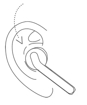 kogan KATWSW9IBKA W9 True Wireless Earphones- Adjust the earbuds