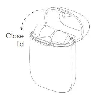 kogan KATWSW9IBKA W9 True Wireless Earphones- Close