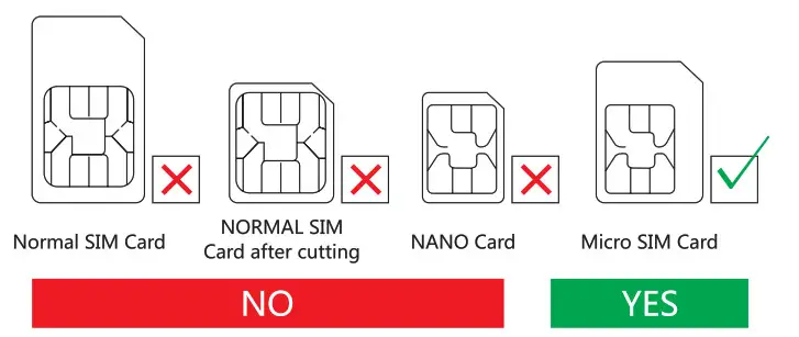 DAS 4 SG43 SB44 Kids Smartwatch- SIM Cards