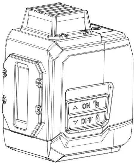 BAUER 57933 50 ft Self Leveling 360 Degree Horizontal Cross Line Laser Level