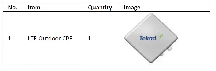 Telrad 735330US CPE12300XG LTE Outdoor CPE 1
