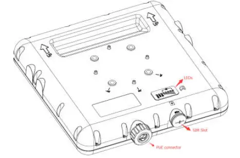 Telrad 735330US CPE12300XG LTE Outdoor CPE 4