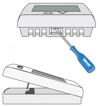 532 TekmarNet Thermostat - Removing the Thermostat Base