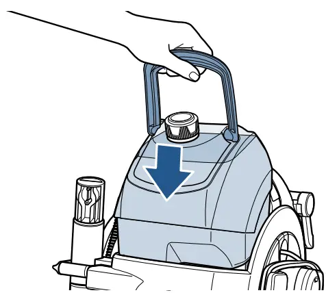 Filling the Clean Water Tank