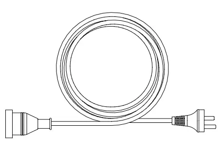 pacvac Super Pro 700 Series Backpack Vacuum Cleaner - cable