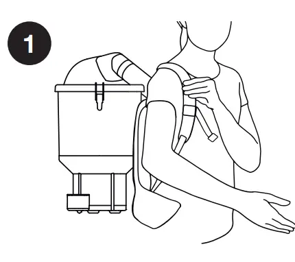 pacvac Super Pro 700 Series Backpack Vacuum Cleaner - fig 1