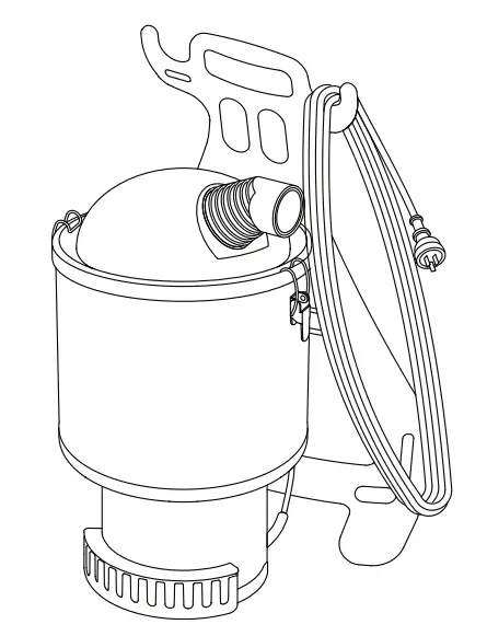 pacvac Super Pro 700 Series Backpack Vacuum Cleaner - paper bag 2