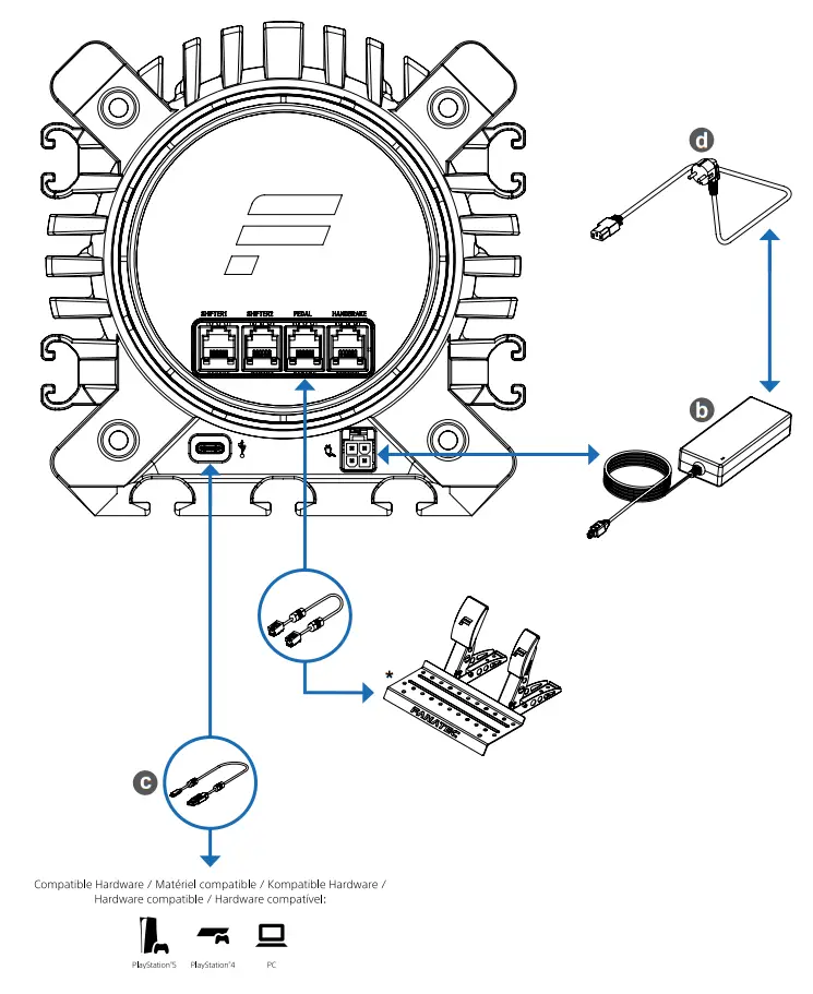 FANATEC Standalone Gran Turismo DD Pro Wheel Base - fig 5