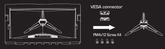 SVIVE PYX 35D601 35 Inch Gaming Monitor -. VESA Mounting 2