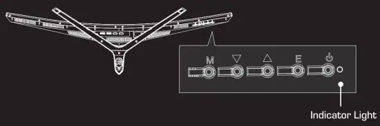 SVIVE PYX 35D601 35 Inch Gaming Monitor - Indicator Light
