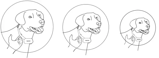 PATPET P COLLAR910 Dog Training Collar - fit ricever coller