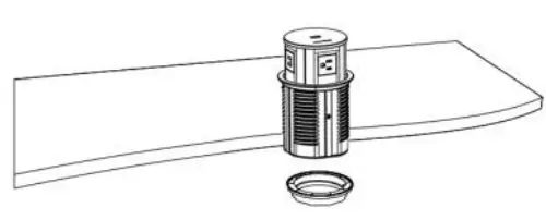 JoYe OEUP021 Pop Up Socket with Wireless Charger 3