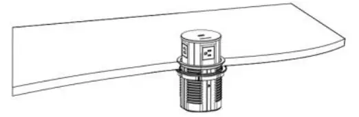 JoYe OEUP021 Pop Up Socket with Wireless Charger 4