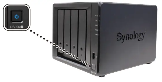 Synology DiskStation Optional Synology NAS.