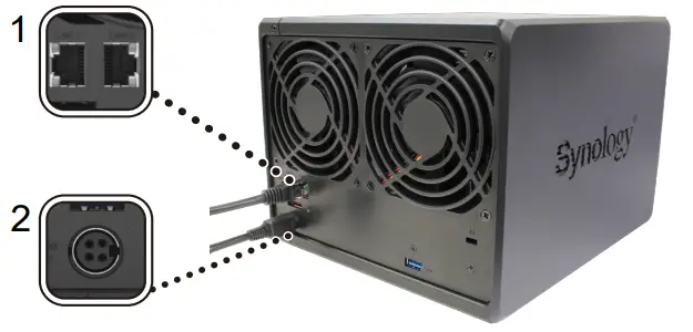 Synology DiskStation Optional power cord to the AC