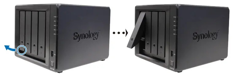 Synology DiskStation Synology DS920+ Install Drives